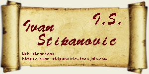 Ivan Stipanović vizit kartica